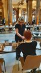 Simultaneous chess exhibition in tribute to Prince Albert I