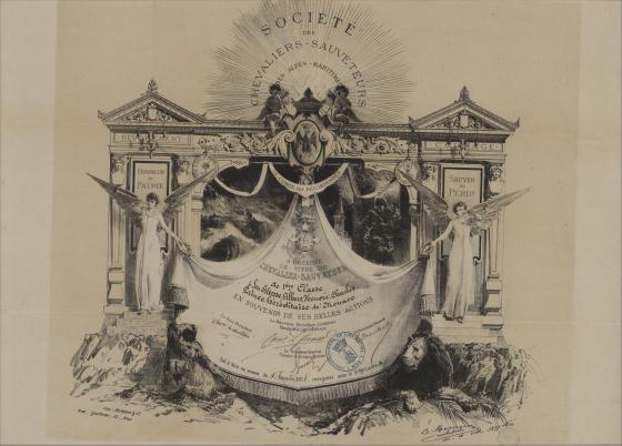 <span x-html="highlightInnerHTML('Titre de chevalier-sauveteur des Alpes-Maritimes')"></span>