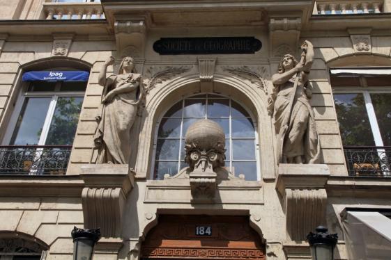 Le siège de la Société de Géographie : 184, Boulevard Saint-Germain, Paris