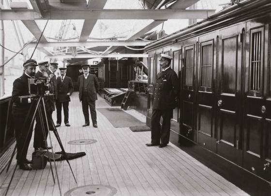 Kiel (Allemagne), à bord de la seconde Princesse-Alice, 1907.